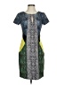 BCBGMAXAZRIA Graphic Green Cocktail Dress Size XS - photo 1