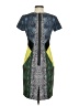 BCBGMAXAZRIA Graphic Green Cocktail Dress Size XS - photo 2