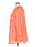 Charter Club 100% Polyester Orange 3/4 Sleeve Blouse Size 1X - photo 5