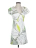 Milly 100% Polyester Tropical Green Cocktail Dress Size 0 - photo 1