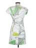 Milly 100% Polyester Tropical Green Cocktail Dress Size 0 - photo 2