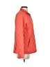 Lands' End 100% Polyester Argyle Orange Jacket Size XS - photo 4