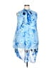 Lane Bryant 100% Polyester Blue Casual Dress Size 18 - photo 1