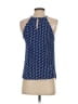 Renee C. Blue Sleeveless Blouse Size S - photo 2