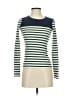 J.Crew 100% Cotton Stripes Green Pullover Sweater Size XXS - photo 1