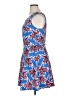 Bebop Print Blue Cocktail Dress Size XL - photo 5
