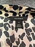 Halogen Animal Print Ivory Long Sleeve Blouse Size M - photo 7