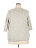 Lane Bryant Floral Silver Pullover Sweater Size 18 - 20 Plus - photo 2