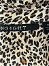 Insight 100% Rayon Animal Print Brown 3/4 Sleeve Button-Down Shirt Size XL - photo 7