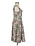 Mcginn 100% Polyester Floral Gray Cocktail Dress Size 32 - photo 4