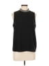 Forever 21 Contemporary Black Sleeveless Blouse Size L - photo 1