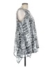 Fever 100% Polyester Silver Sleeveless Blouse Size L - photo 4