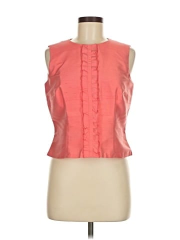 Kay Unger Sleeveless Silk Top (view 1)