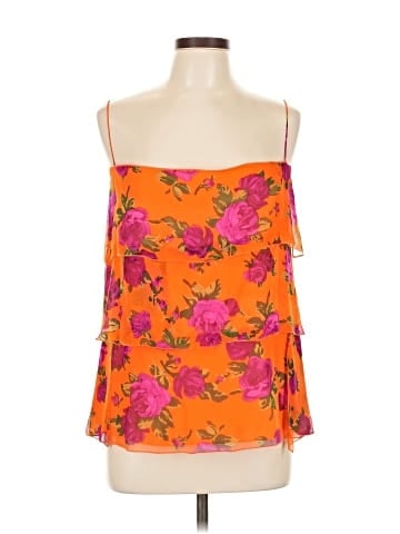Lacey Parker Sleeveless Silk Top (view 1)