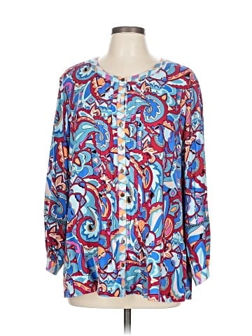 Passport 3/4 Sleeve Blouse (view 1)