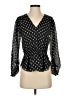 Joie 100% Silk Black Long Sleeve Silk Top Size XXS - photo 1