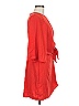 Topshop 100% Polyester Red Casual Dress Size 8 - photo 4