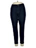 Ann Taylor LOFT Solid Blue Jeans Size 33 waist - photo 1