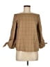 Sugar Lips Brown 3/4 Sleeve Blouse Size M - photo 1