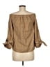 Sugar Lips Brown 3/4 Sleeve Blouse Size M - photo 2