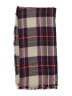 Unbranded Plaid Burgundy Red Scarf One size - photo 2