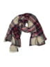 Unbranded Plaid Burgundy Red Scarf One size - photo 1