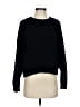 Scoop Solid Black Pullover Sweater Size S - photo 1