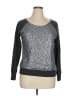 Miss Chievous Metallic Silver Gray Pullover Sweater Size XL - photo 1