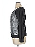 Miss Chievous Metallic Silver Gray Pullover Sweater Size XL - photo 5
