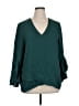 Vince Camuto 100% Polyester Teal 3/4 Sleeve Blouse Size XL - photo 1