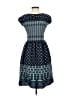 Max Studio Print Blue Casual Dress Size XS - photo 2