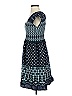 Max Studio Print Blue Casual Dress Size XS - photo 5