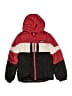 London Fog 100% Polyester Color Block Red Jacket Size 8 - photo 1
