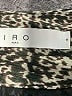 IRO 100% Silk Animal Print Black Silk Skirt Size 8 - photo 4