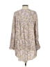 Assorted Brands Ivory Purple Long Sleeve Blouse Size XS - photo 2