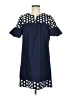 J.Crew Polka Dots Blue Casual Dress Size 6 - photo 1
