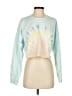 WSLY Tie-dye Teal Sweatshirt Size XS - photo 1