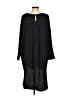 Zara Basic Solid Black Casual Dress Size S - photo 2