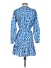 Zara Print Blue Casual Dress Size XS - photo 2