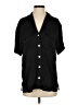 Zara Black Short Sleeve Blouse Size XS - photo 1