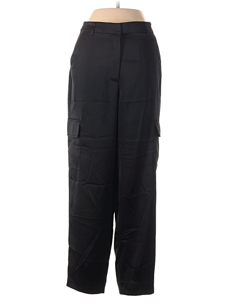 Pre-owned Nicole Miller Cargo Pants In Black