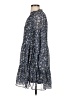 1.State 100% Polyester Paisley Blue Casual Dress Size XS - photo 5