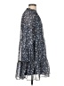 1.State 100% Polyester Paisley Blue Casual Dress Size XS - photo 4