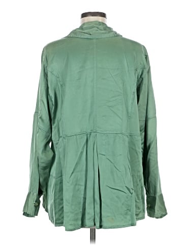 URU 3/4 Sleeve Silk Top (view 2)