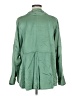 URU 100% Silk Green 3/4 Sleeve Silk Top Size 6 - photo 2