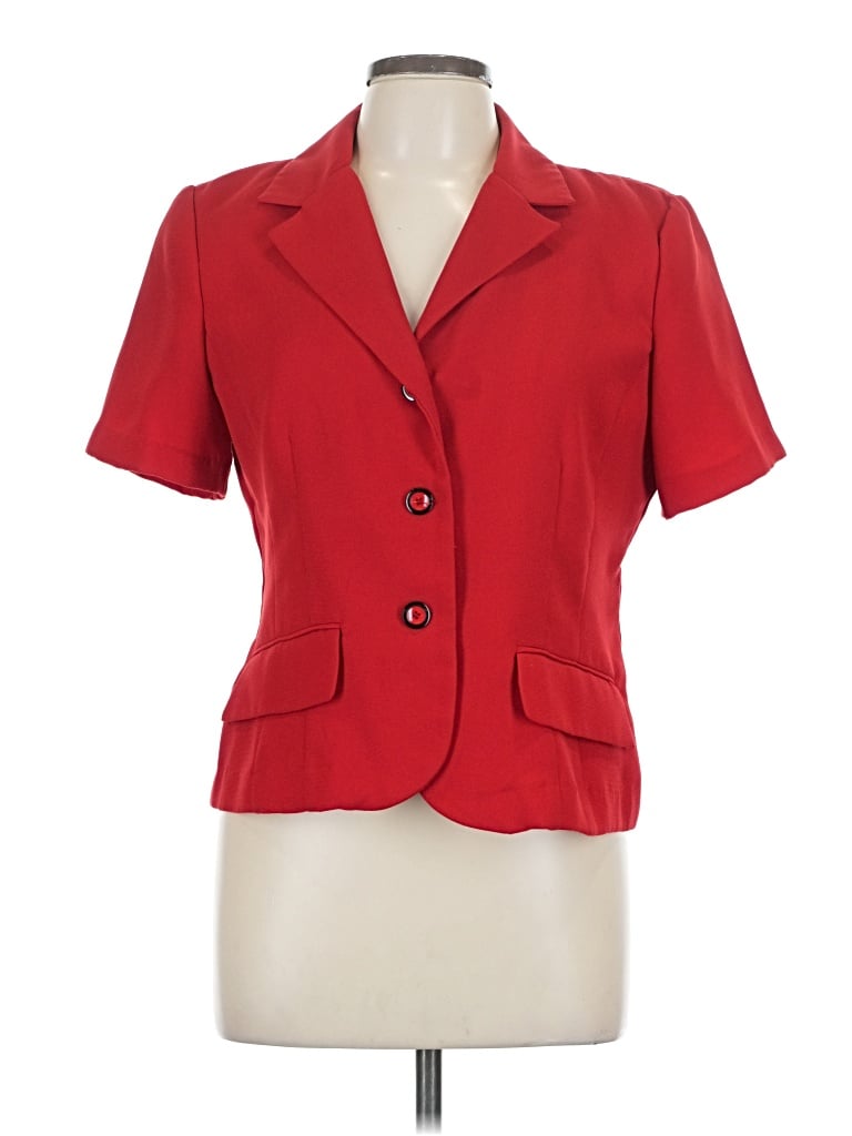 Pre-owned Studio I Blazer Jacket In Red