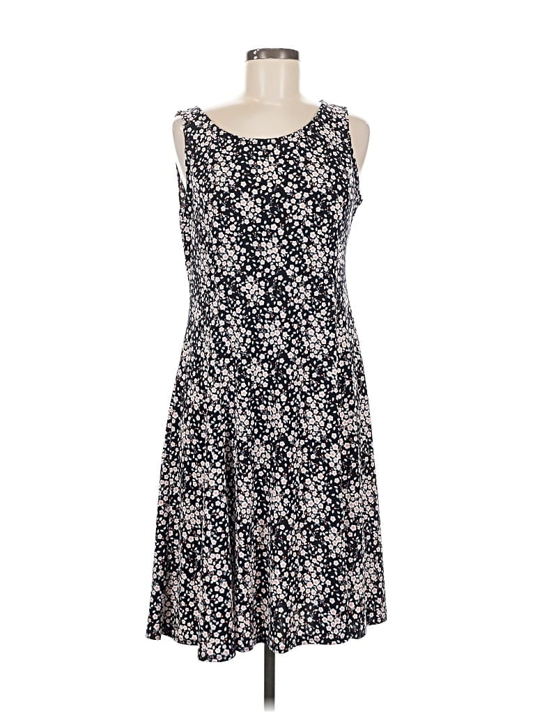 Pre-owned Perceptions Casual Dress In Black