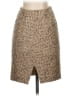 Moschino Tweed Gold Ivory Wool Skirt Size 4 - photo 2