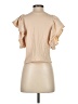 Zara Tan Short Sleeve Top Size S - photo 2
