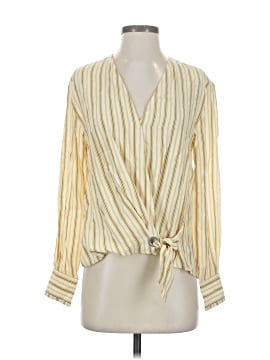 Rag & Bone Long Sleeve Silk Top